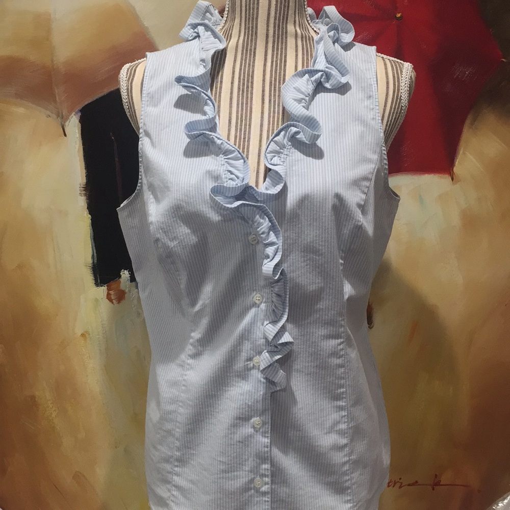 New York & Company sleeveless blouse.